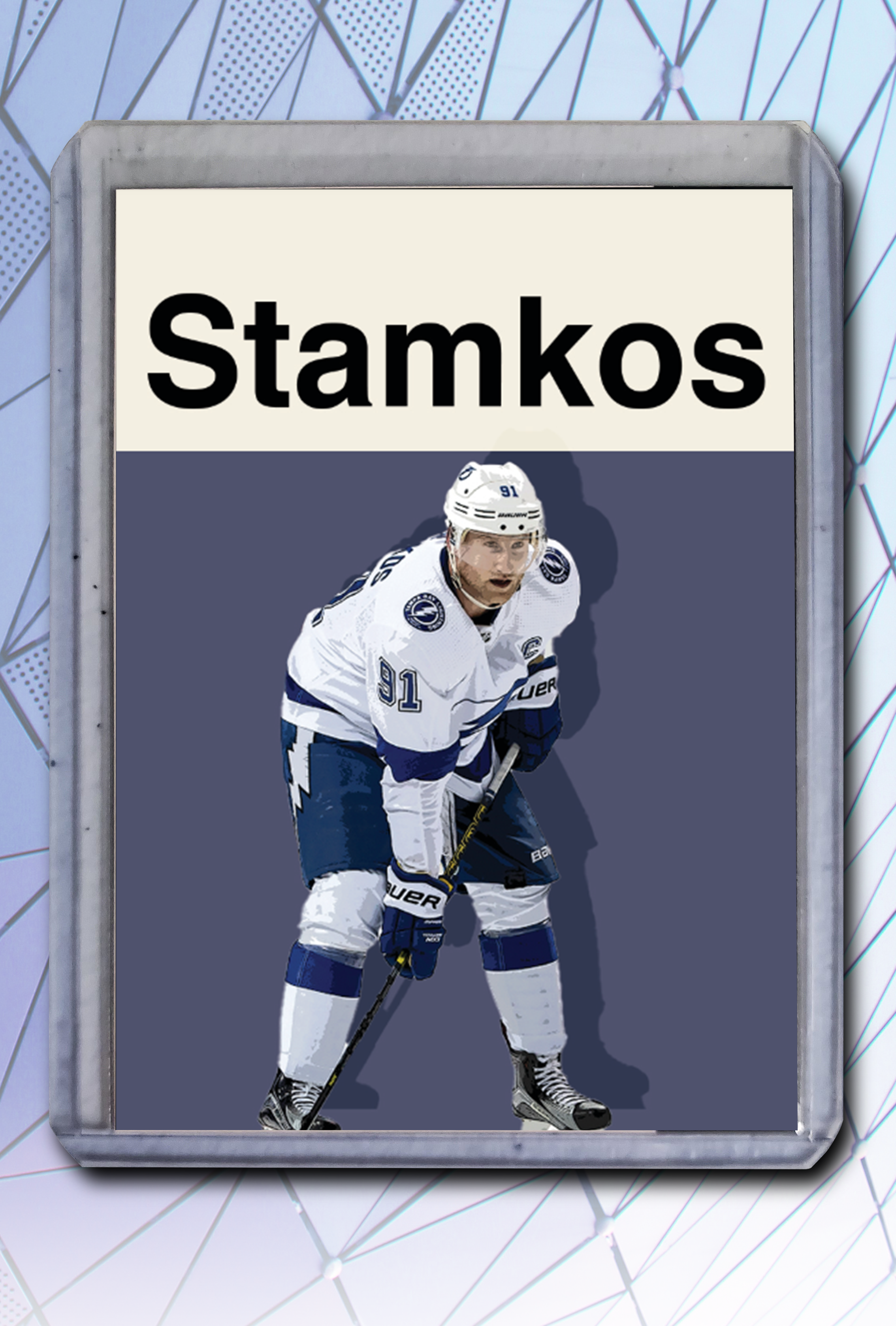 Steven Stamkos Artist Signed Hockey Art Card 2/10