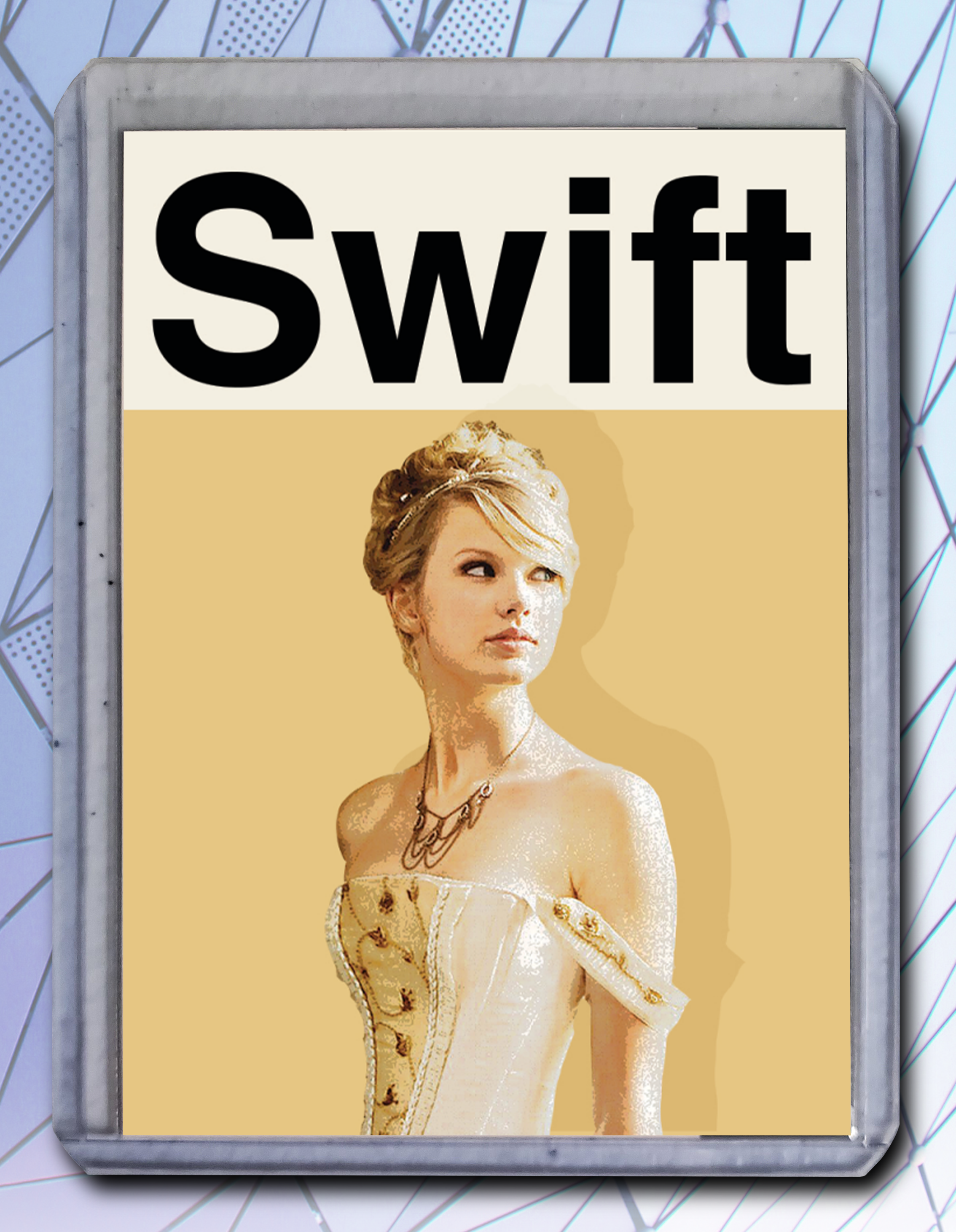 Taylor Swift Artist Signed Music Art Card 3/10