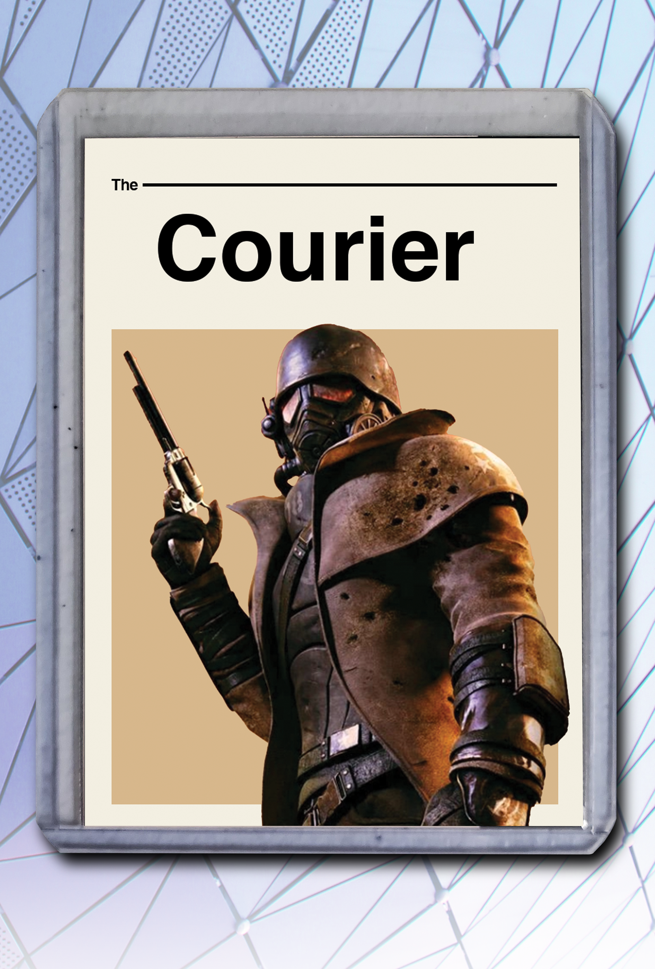 The Courier Artist Signed Video Game Art Card 1/10