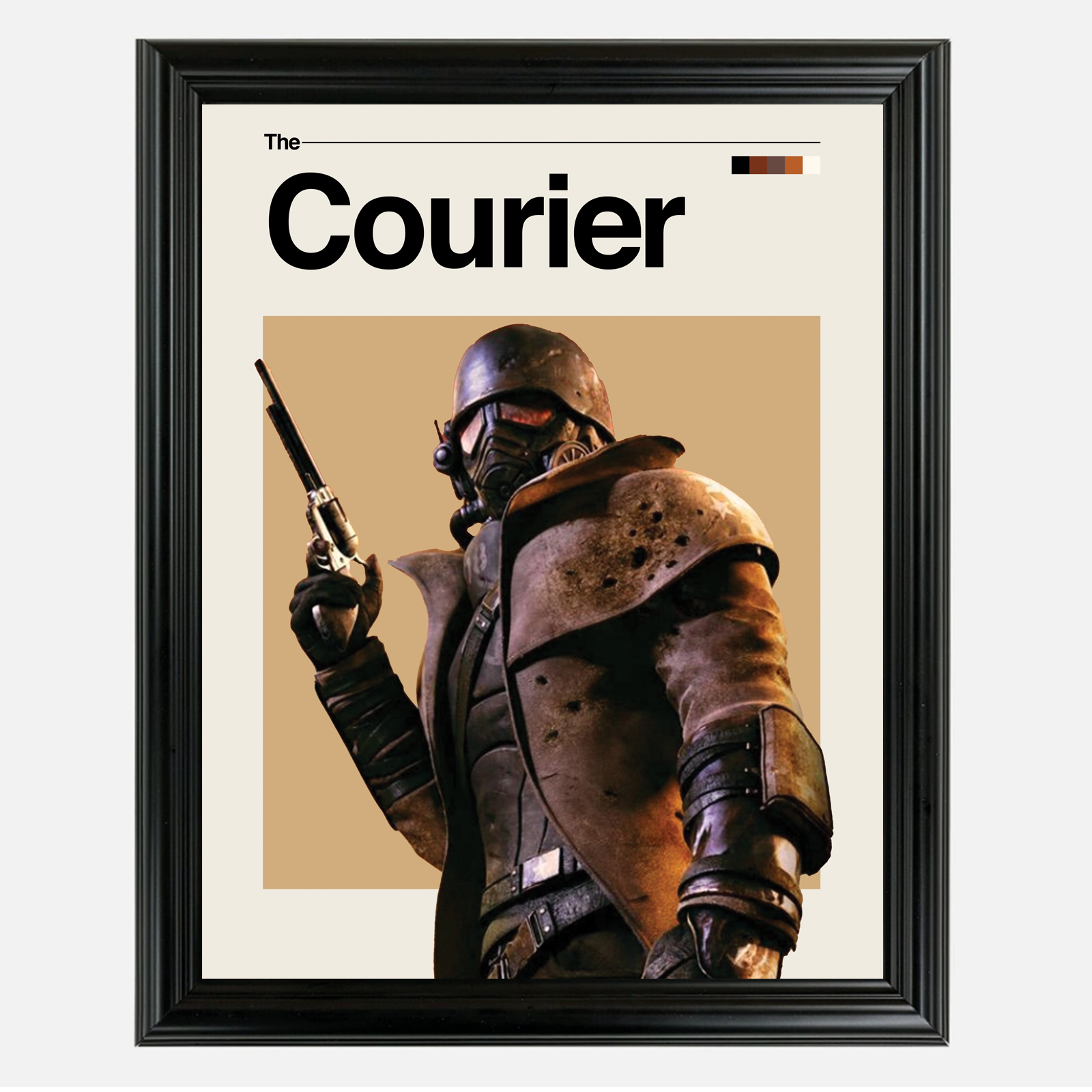 The Courier Fallout Framed Sports Art Photo by Thomas Maxwell