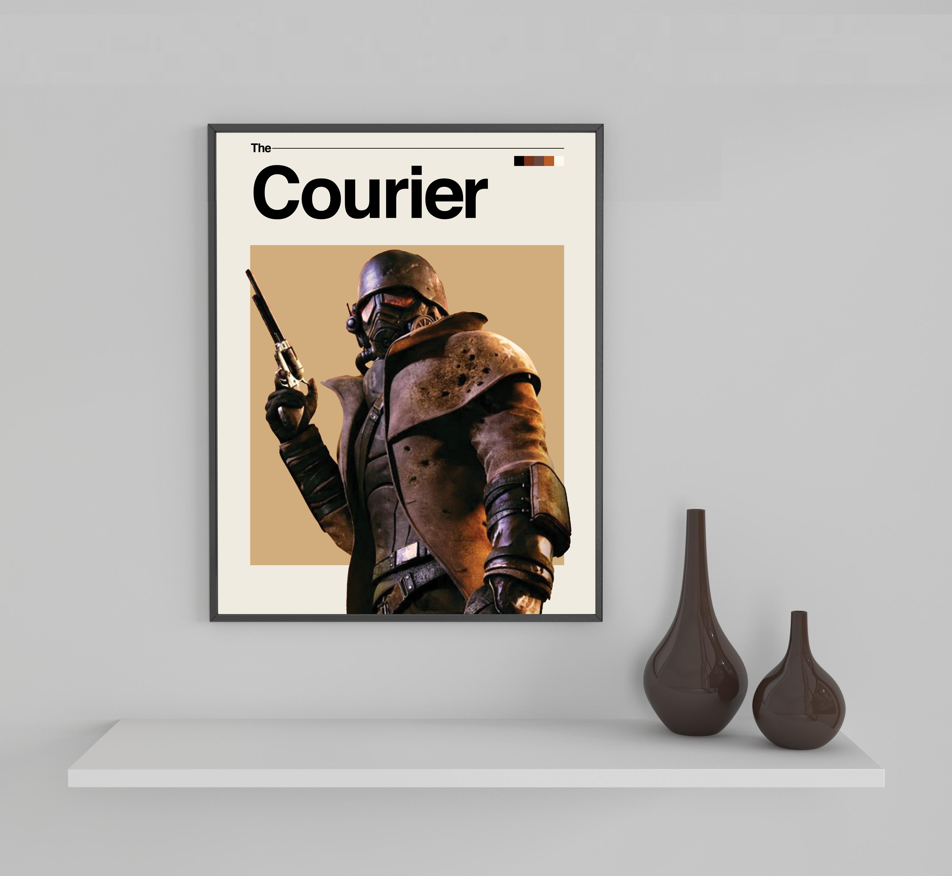 The Courier Fallout Framed Sports Art Photo by Thomas Maxwell