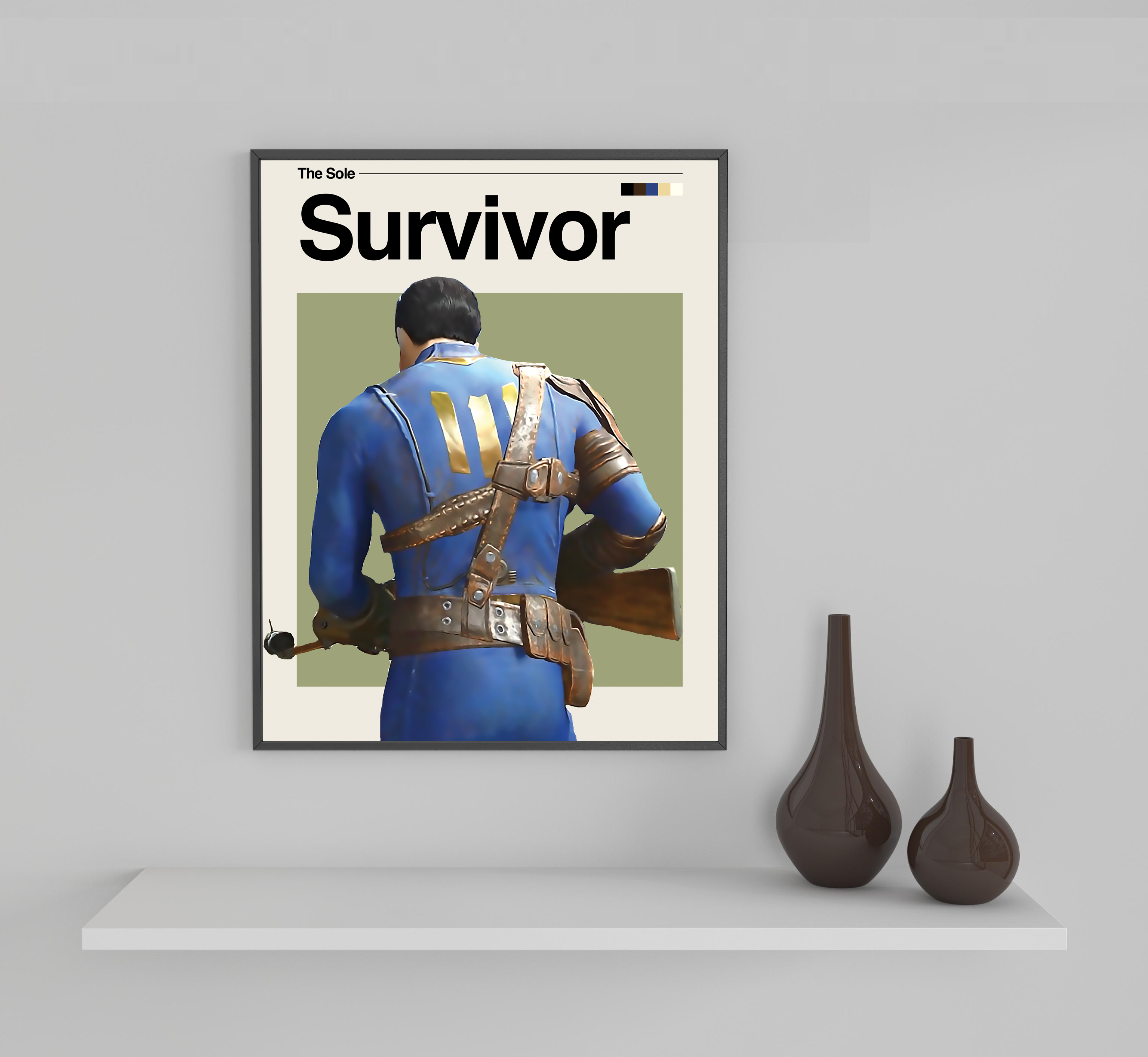 The Sole Survivor Fallout Framed Sports Art Photo by Thomas Maxwell