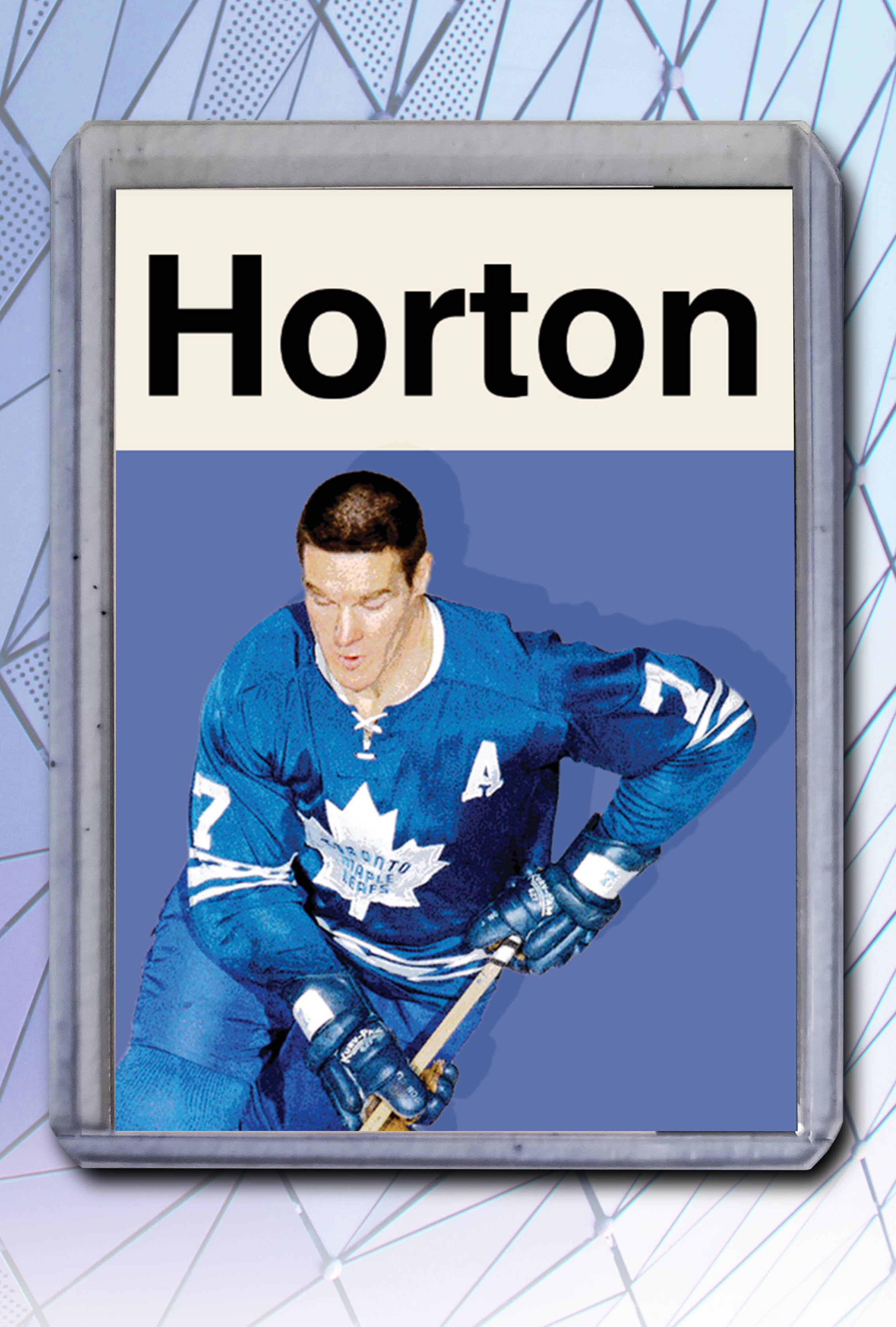 Tim Horton Artist Signed Hockey Art Card 2/10