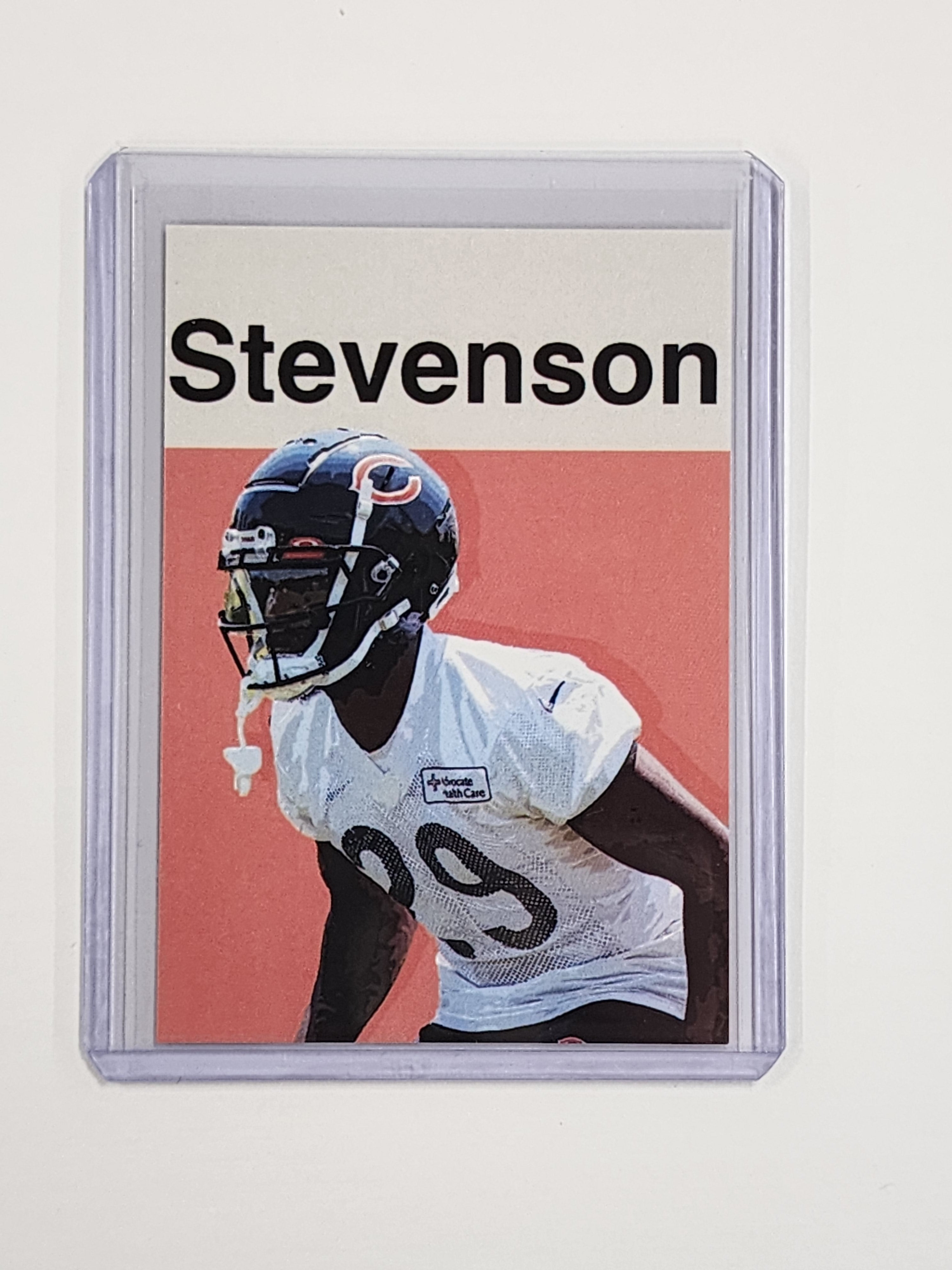 Tyrique Stevenson Artist Signed Football Art Card 1/10