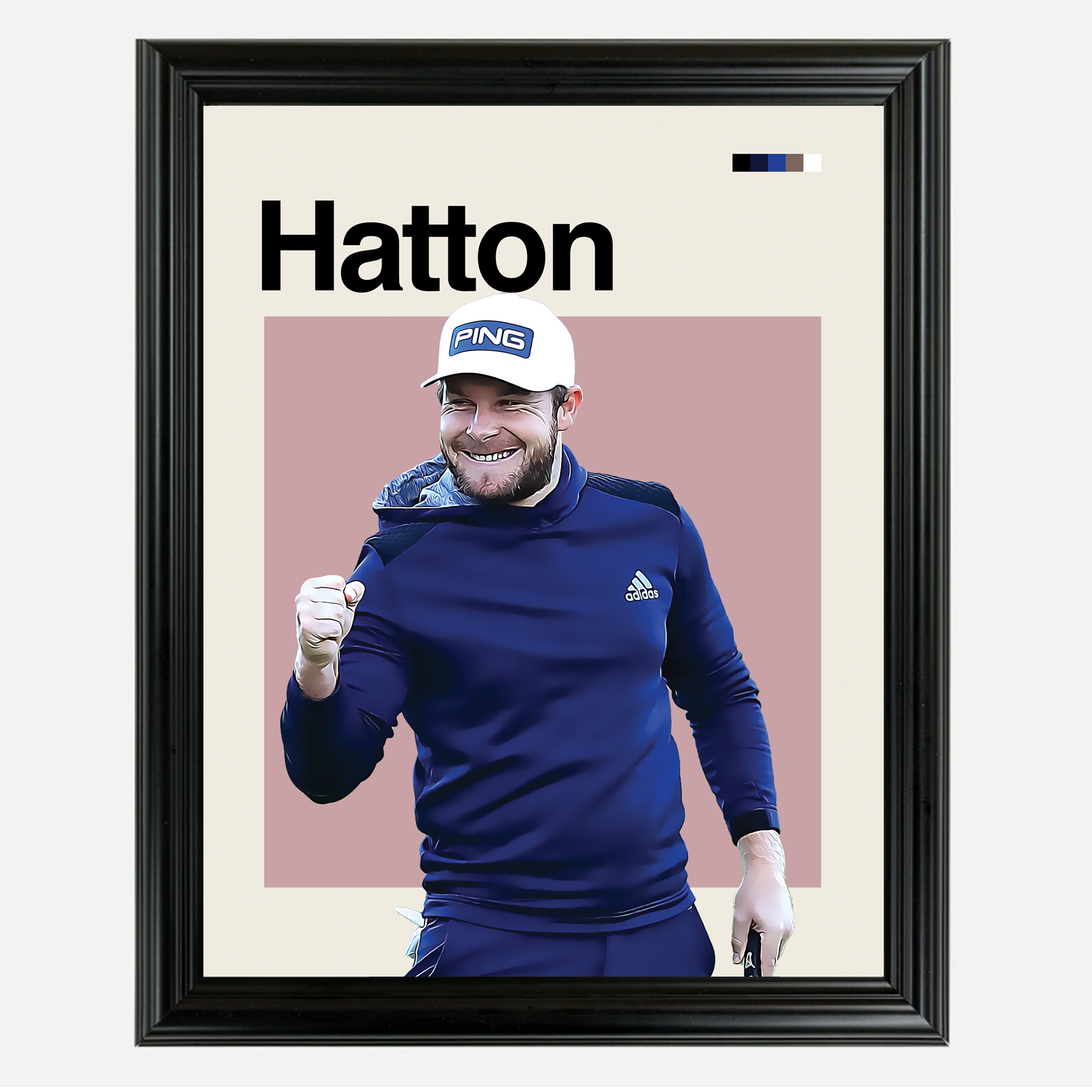 Tyrrell Hatton Framed Sports Art Photo by Thomas Maxwell