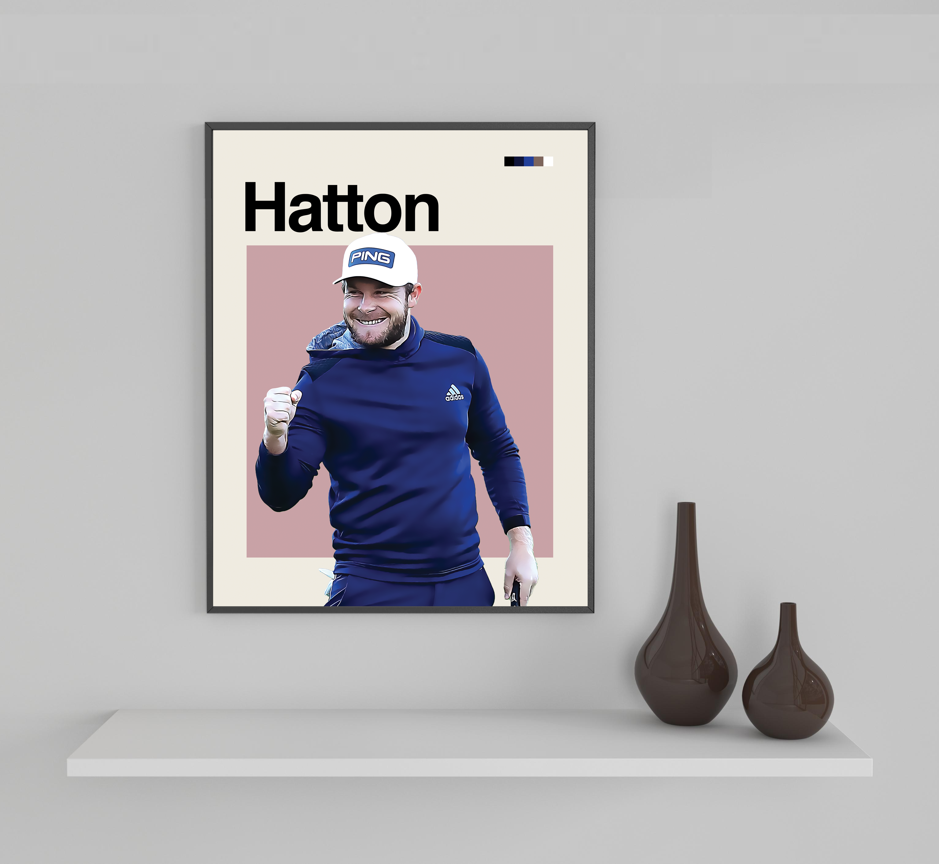 Tyrrell Hatton Framed Sports Art Photo by Thomas Maxwell