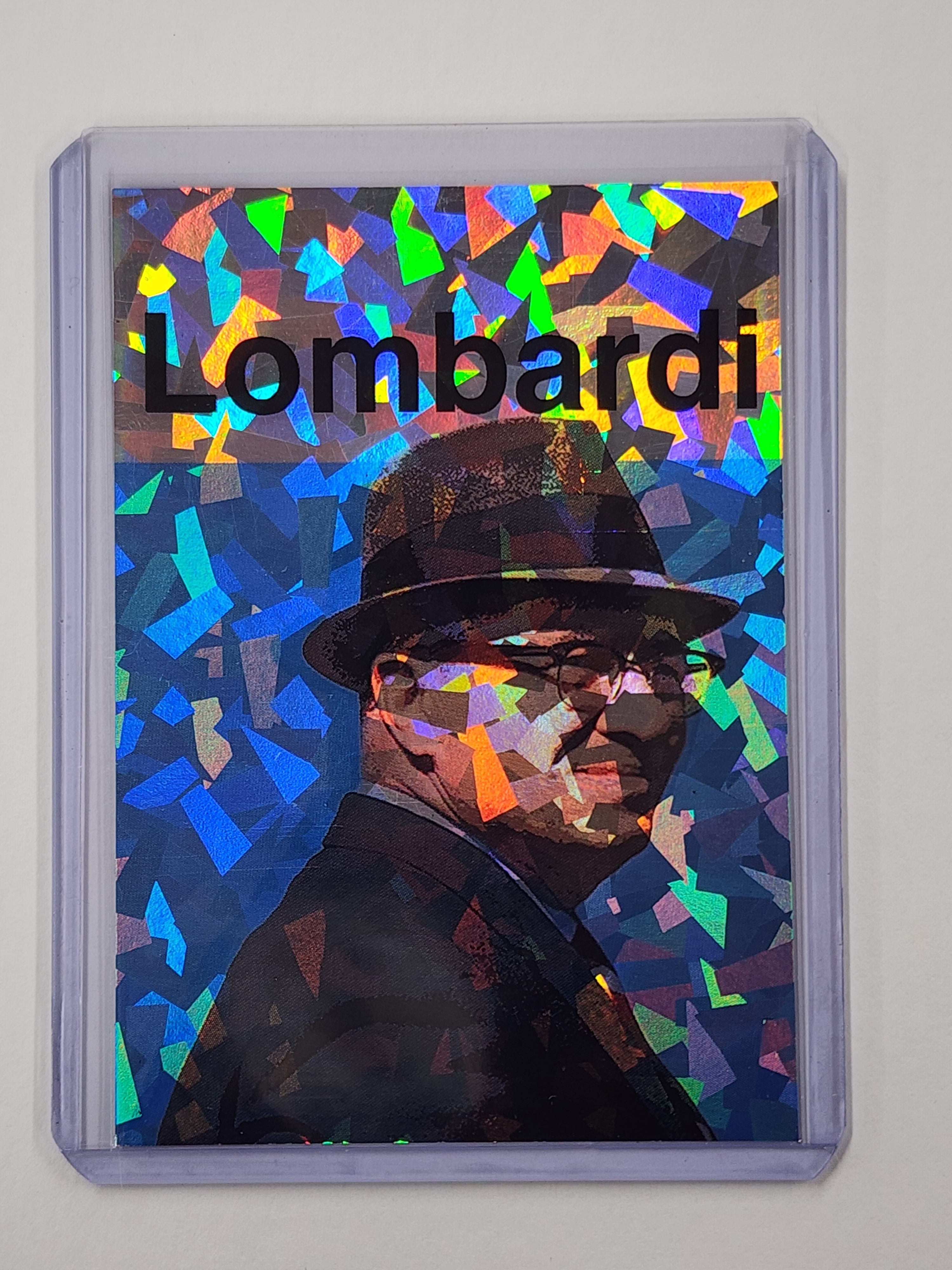 Vince Lombardi Artist Signed TEAM Refractor Art Card 1/1