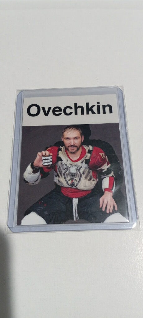 Alexander Ovechkin Artist Signed Hockey Art Card 3/10