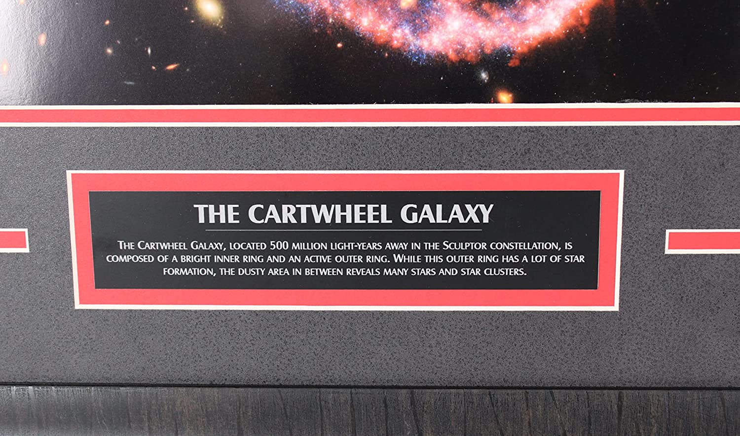 The Cart Wheel Galaxy - James Webb Space Telescope - Framed Photo