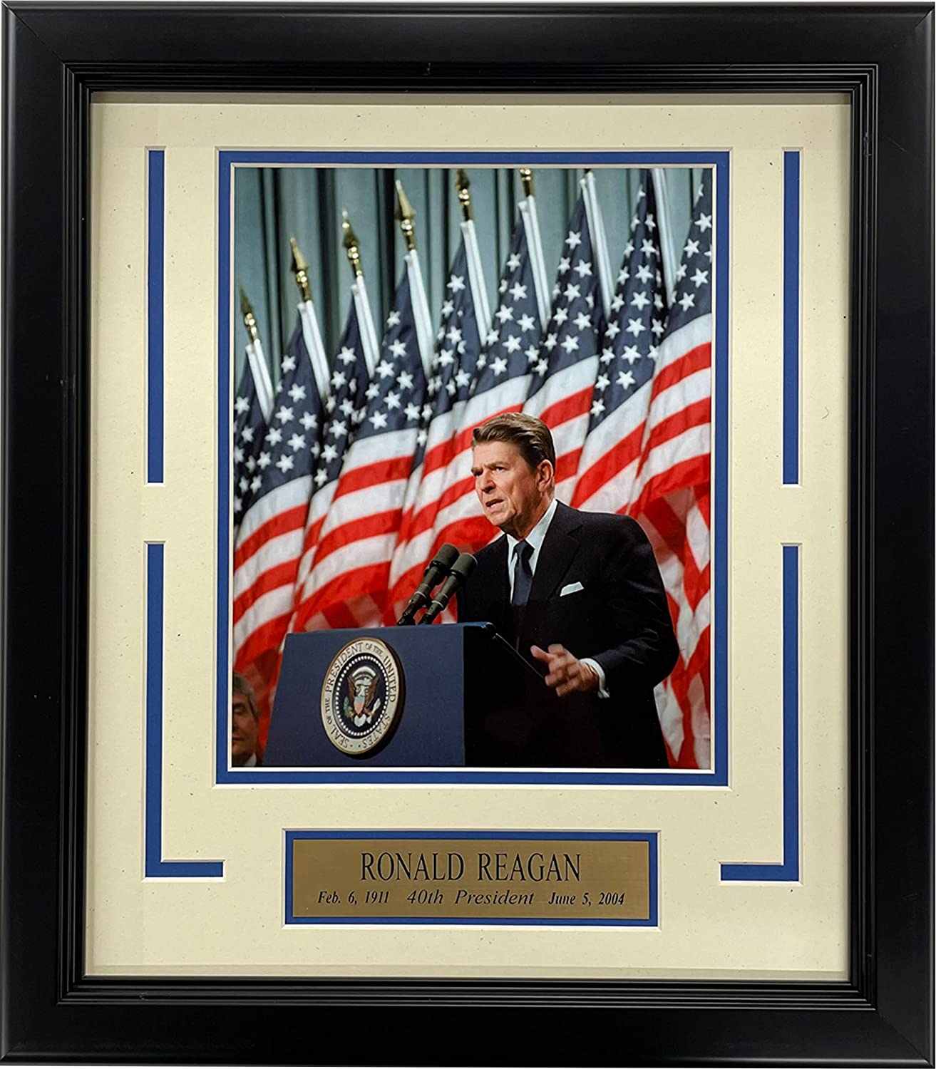 Ronald Reagan 40th President - Framed Photo