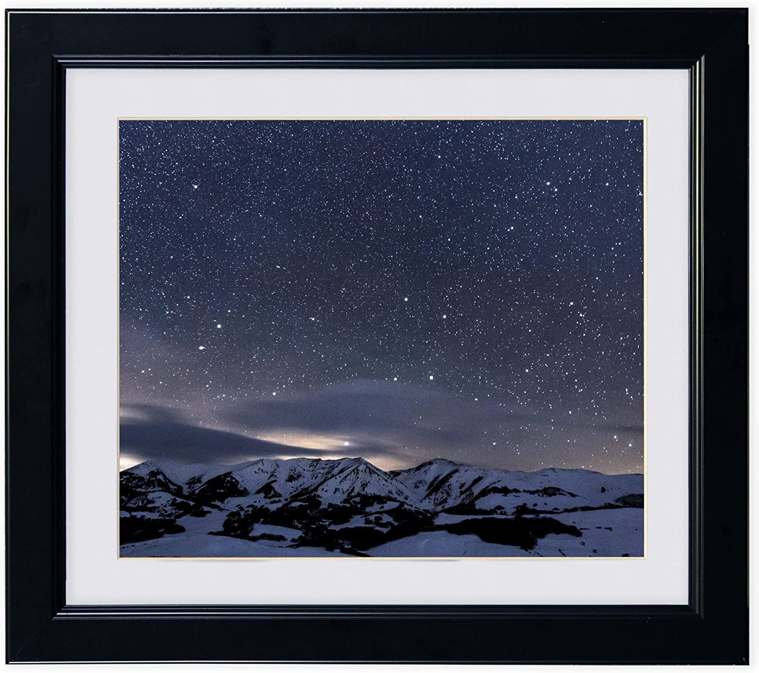 Snowy Mountain Lost in The Stars - Framed Photo