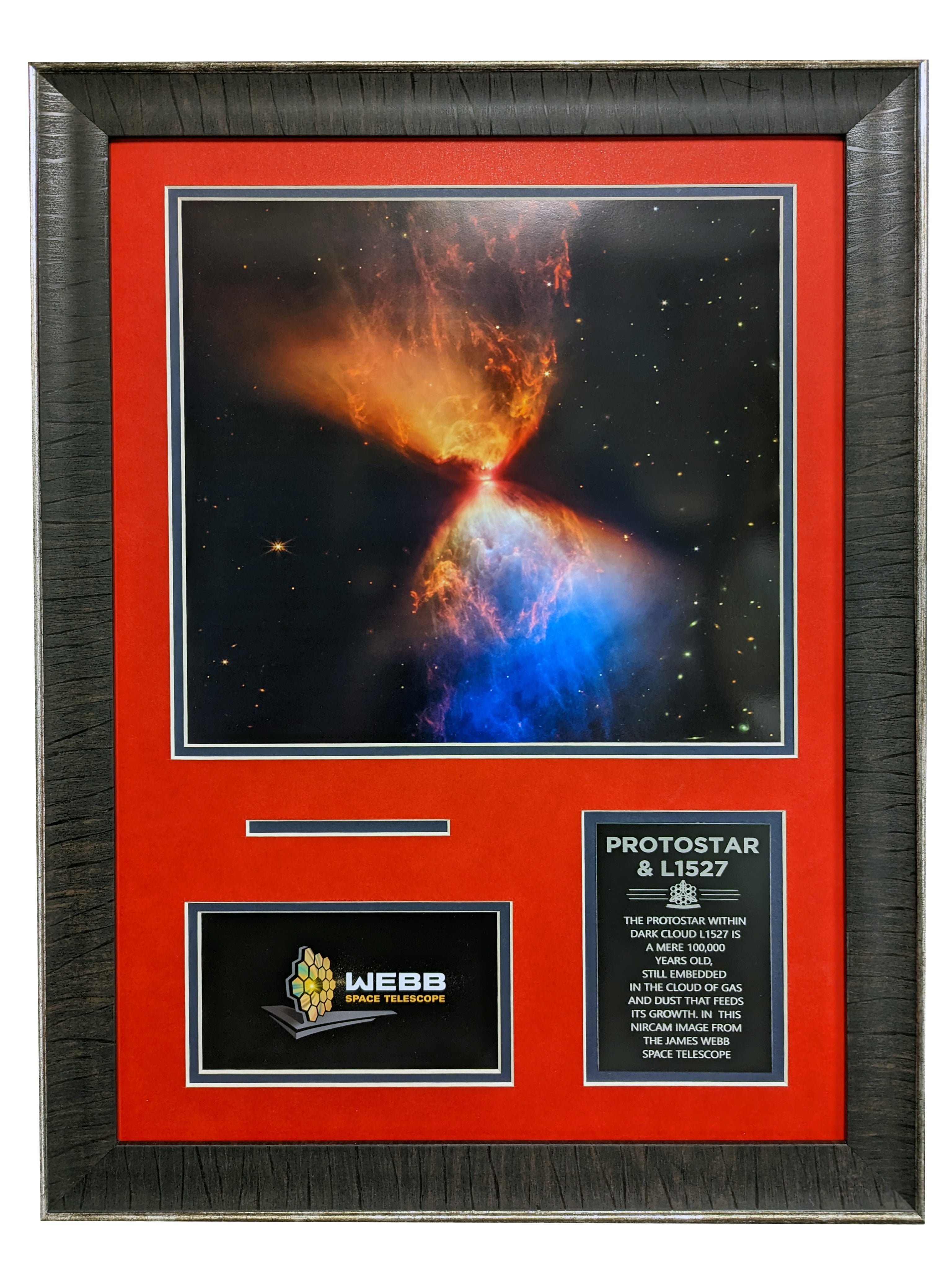 Protostar & L1527 Composite - James Webb Space Telescope - Framed Photo