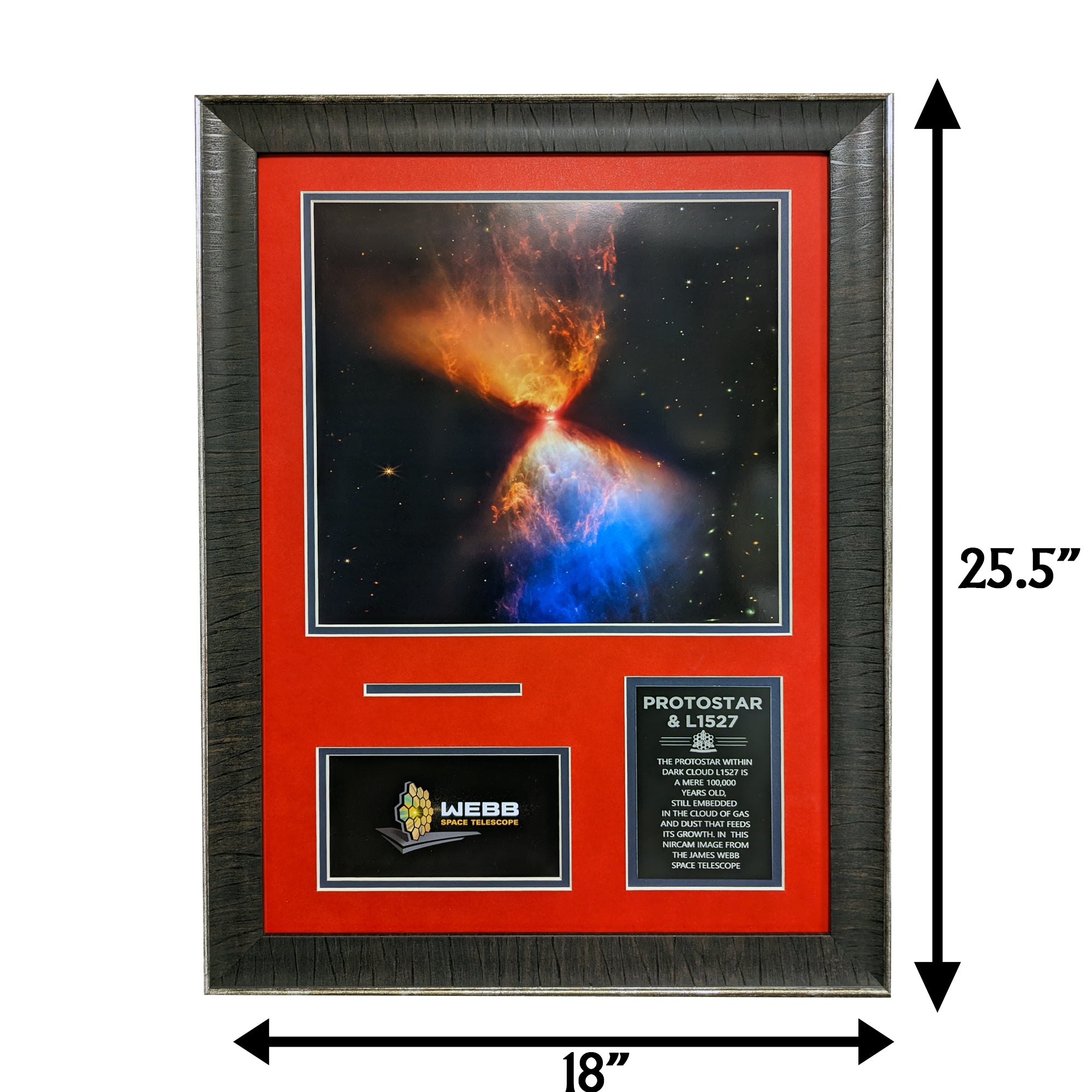 Protostar & L1527 Composite - James Webb Space Telescope - Framed Photo