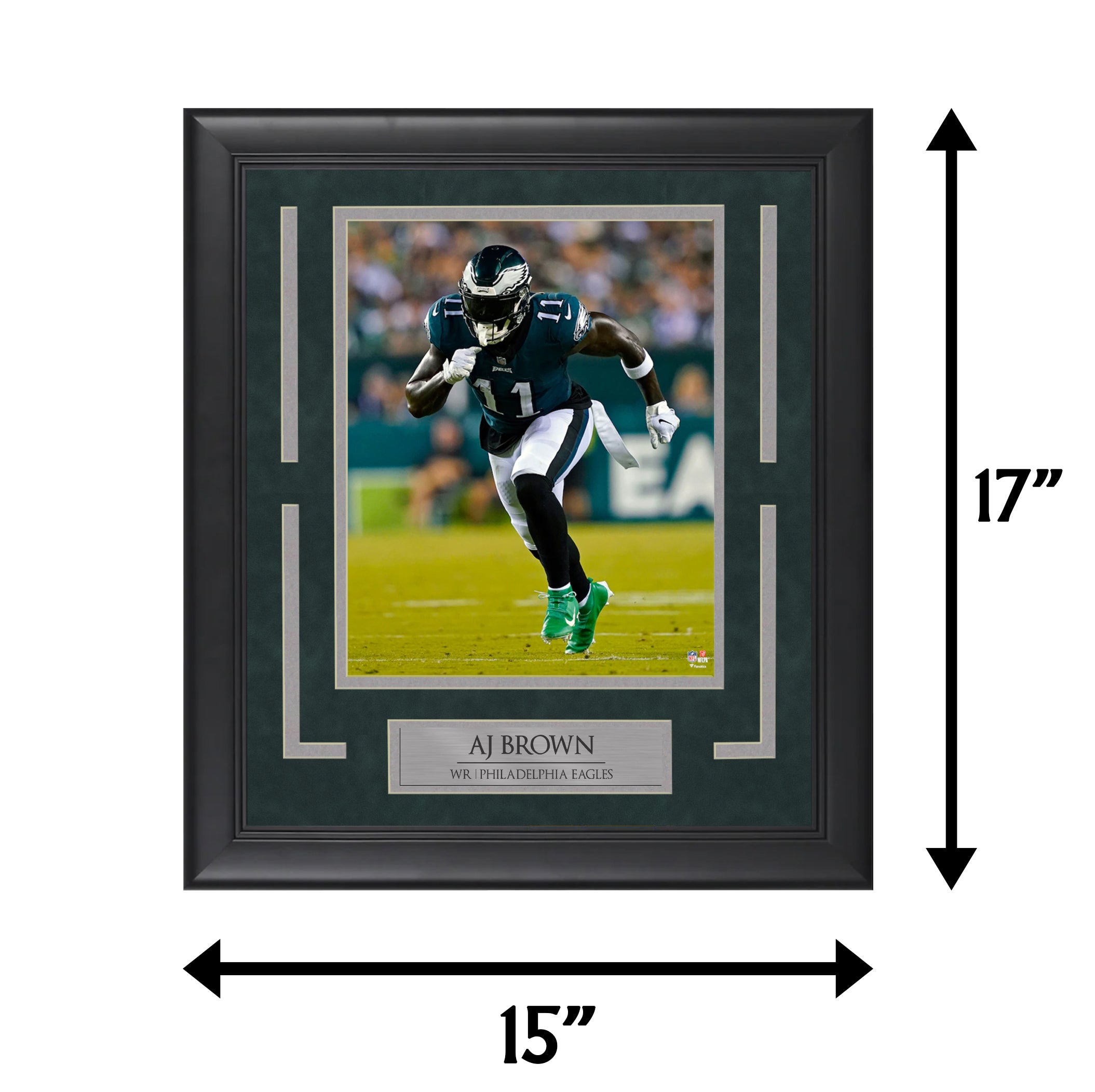 AJ Brown - The Eagle Has Landed - Framed Football Photo