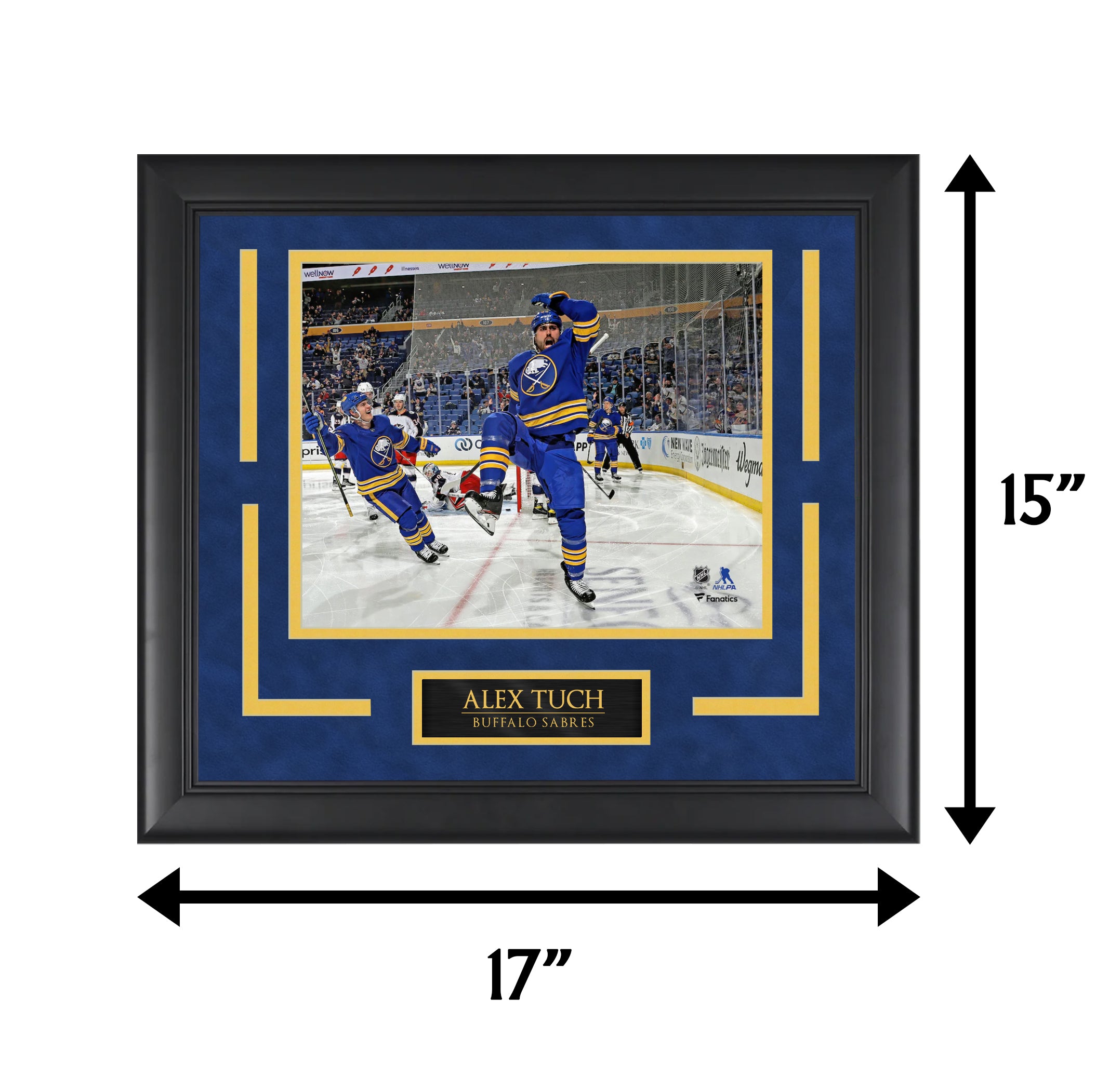 Alex Tuch - Sabres - Framed Hockey Photo