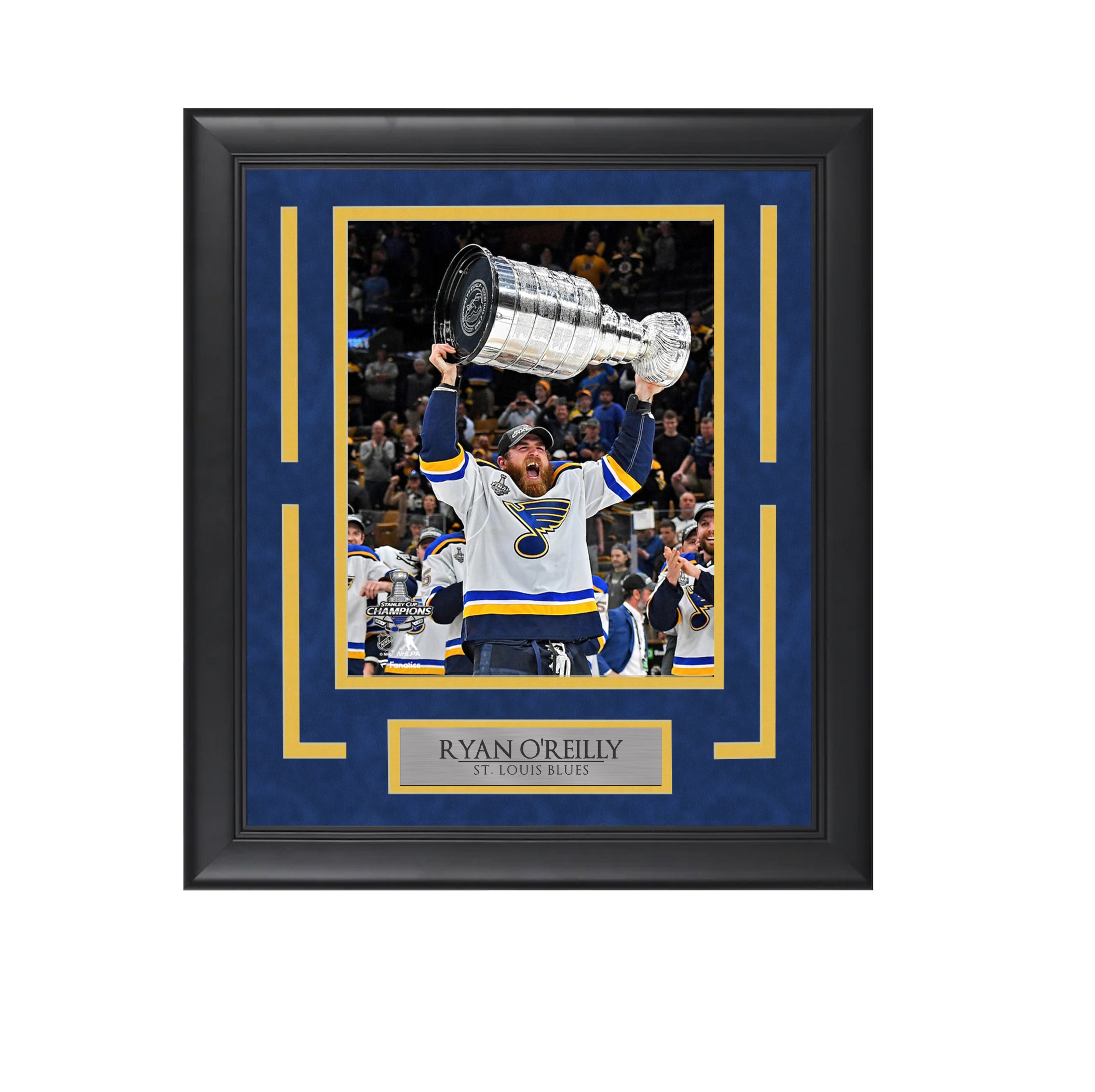 Ryan O'Reilly - Blues - Framed Hockey Photo