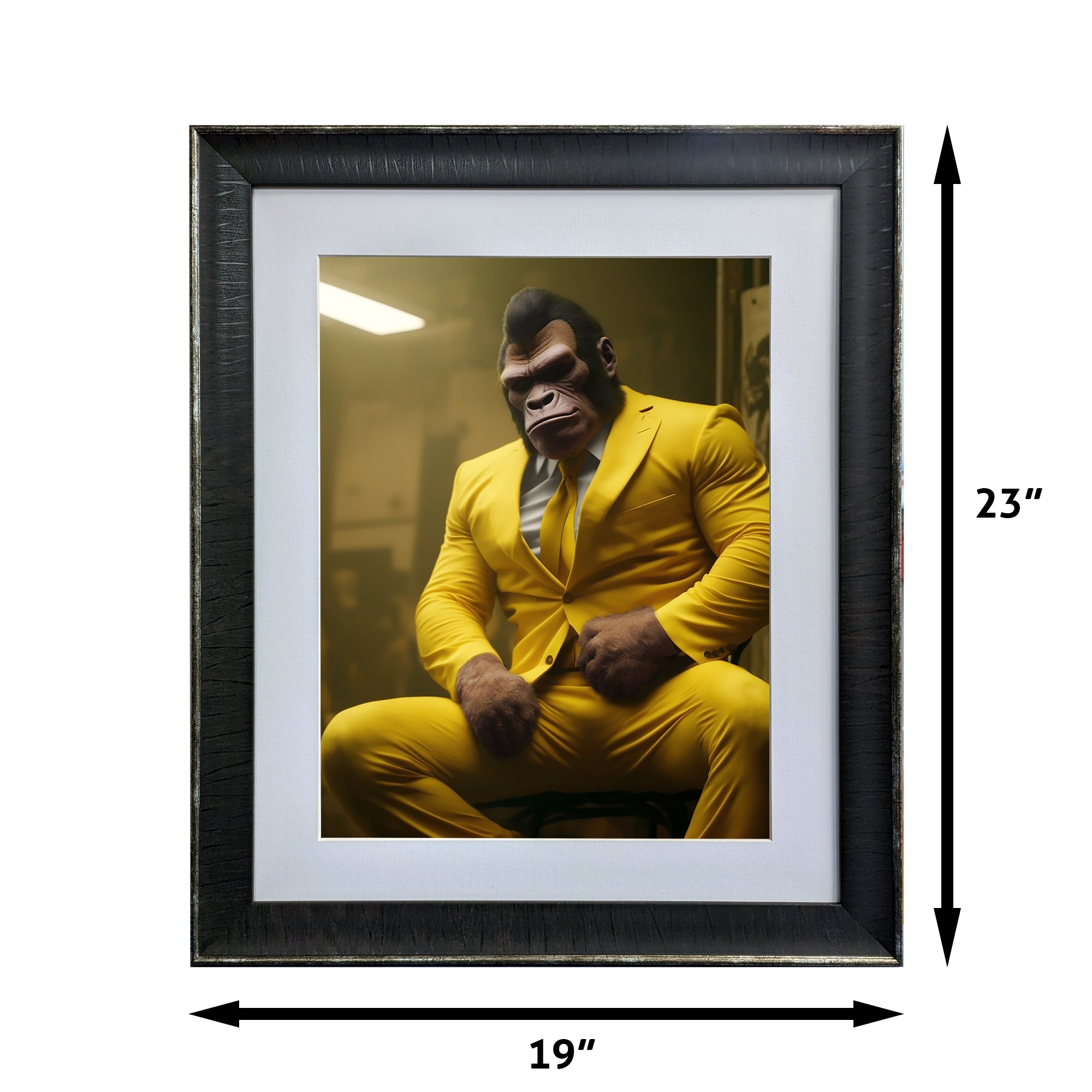 Gangster Gorilla - The Zoo Mafia Collection - Framed Art Photo