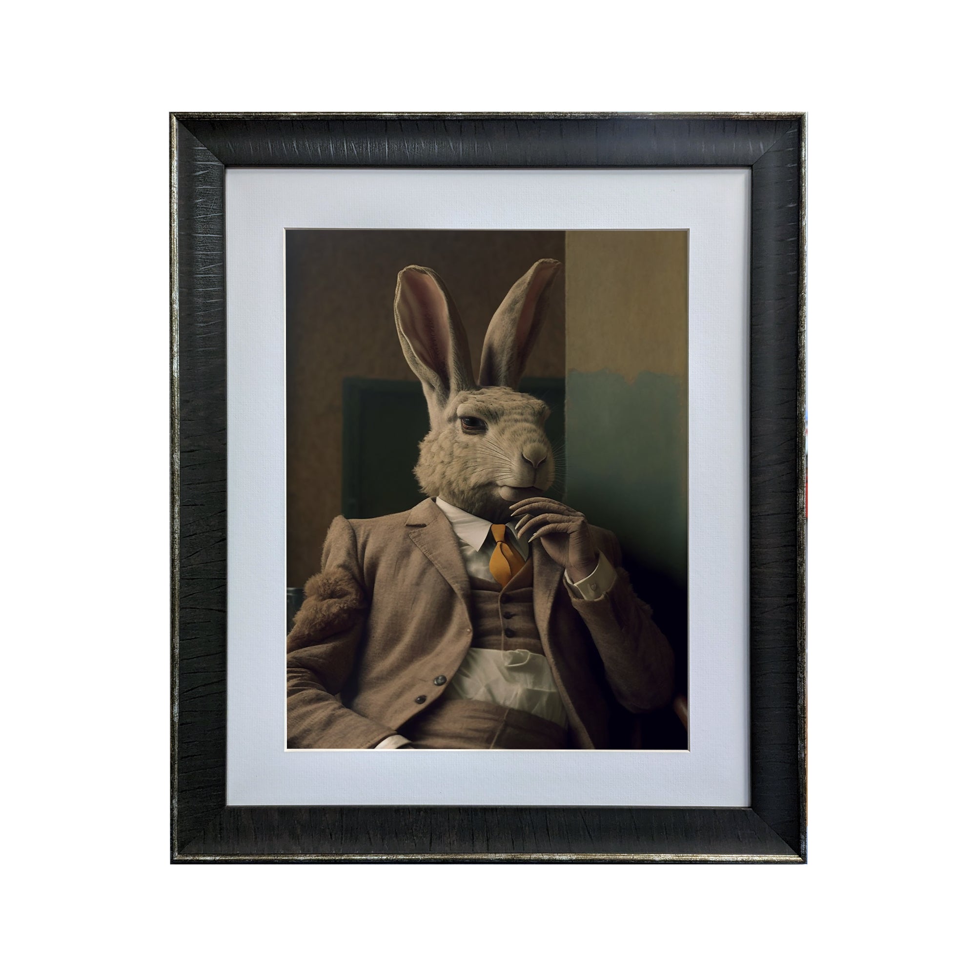 Gangster Rabbit - The Zoo Mafia Collection- Framed Art Photo