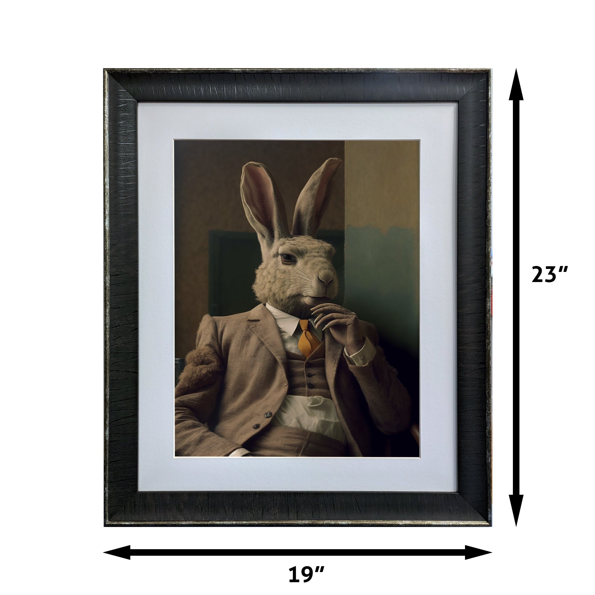 Gangster Rabbit - The Zoo Mafia Collection- Framed Art Photo