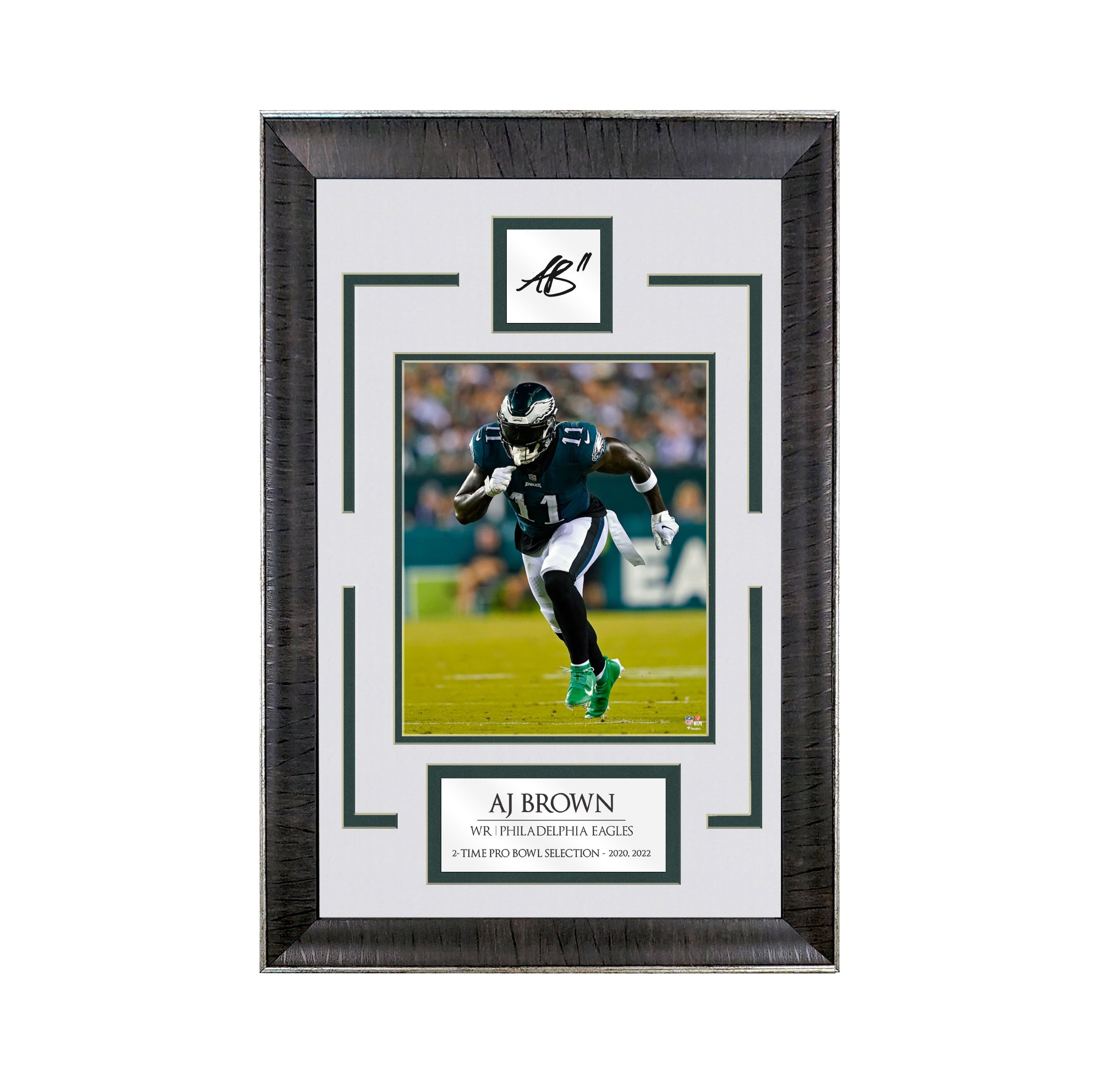 AJ Brown - The Eagle Has Landed - Spotlight Collection | 16 x 23 - Framed Football Photo