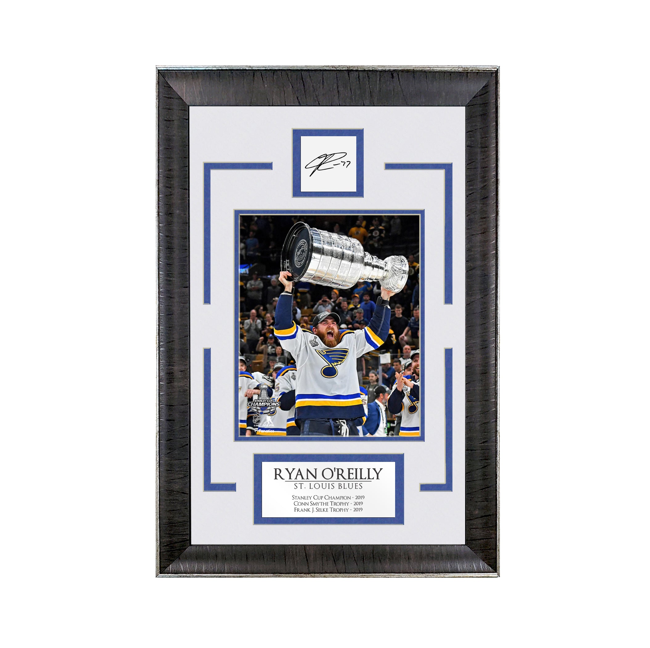 Ryan O'Reilly - Blues - Spotlight Collection | 16 x 23 - Framed Hockey Photo