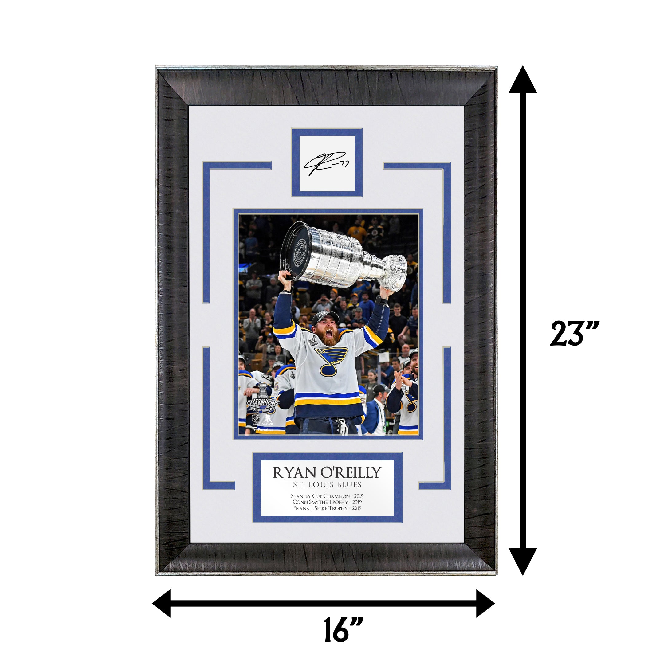 Ryan O'Reilly - Blues - Spotlight Collection | 16 x 23 - Framed Hockey Photo